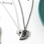 I Love You Projection Couple Necklaces — photo 5