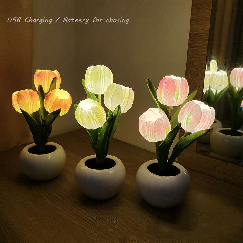 Glowing Tulip Lamp — photo 9