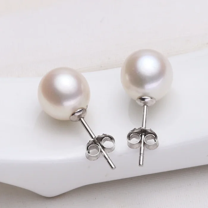 Pearl Stud Earrings — photo 2