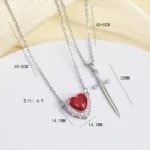 Heart and Sword Couple Set — view 7