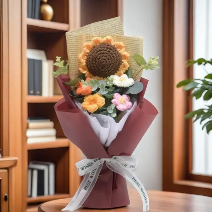 Crochet Sunflower Bouquet — photo 2
