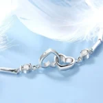 925 Silver Heart Charm Bracelet — photo 3