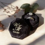 Personalized Velvet Ring Box — photo 2