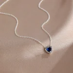 925 Multicolor Heart Necklace — view 8