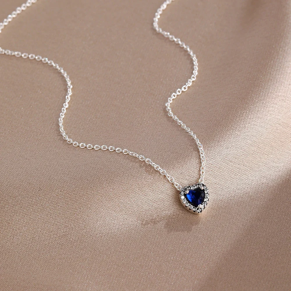 925 Multicolor Heart Necklace — photo 8
