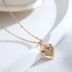 Rose Gold Heart Pendant — photo 4