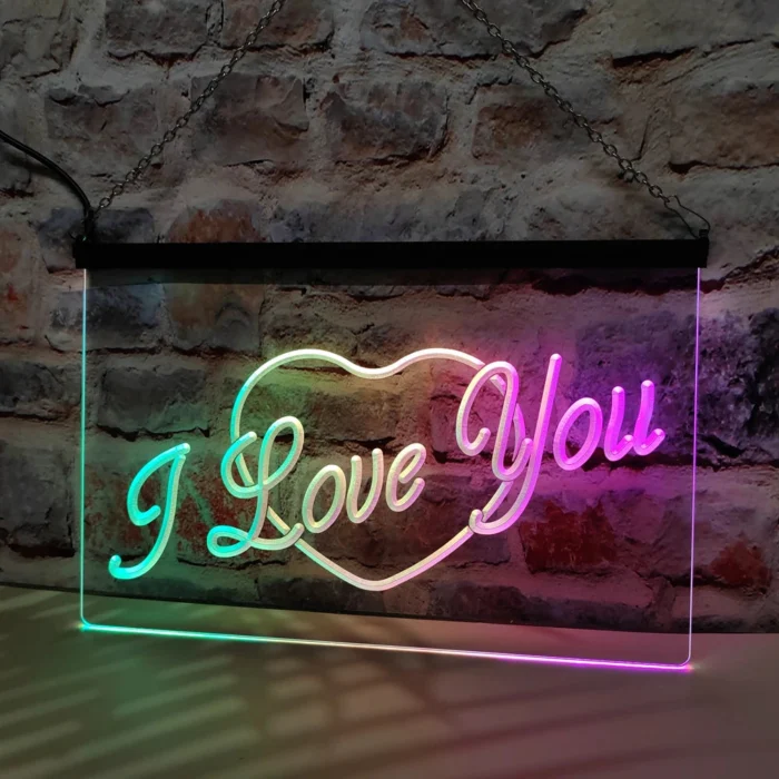I Love You Flow Neon