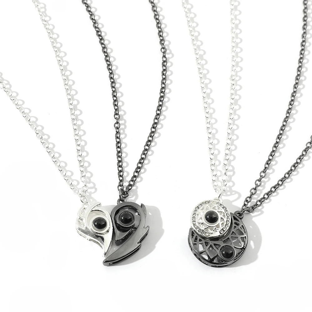 I Love You Projection Couple Necklaces — photo 9