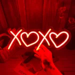 XOXO Heart Neon Sign — view 4