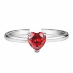 925 LOVE Heart Ring — view 7