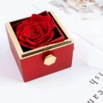 Rotating Rose Ring Box