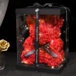 Rose Bear in a Lit Gift Box — photo 5