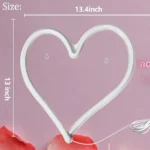 Pink Heart Neon Sign — view 7