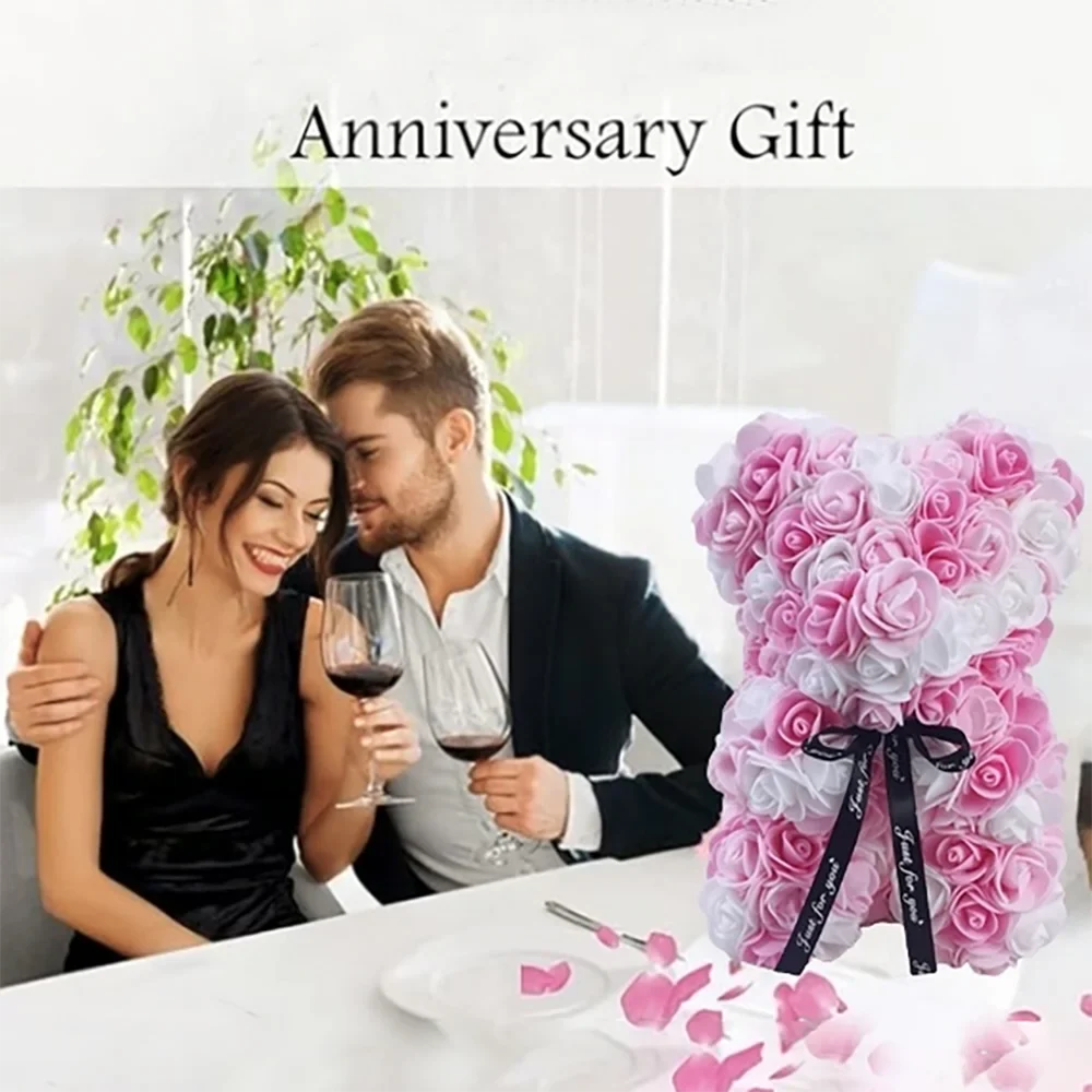 Artificial Rose Bear Gift — photo 3
