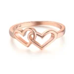 Double Heart Lover Ring — view 15