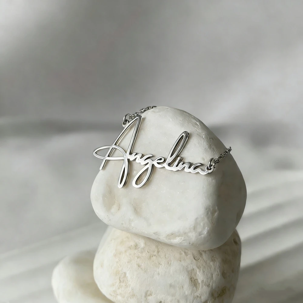 Script Name Necklace — photo 6