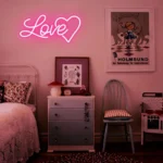 Love Heart Neon Wall Sign — view 5