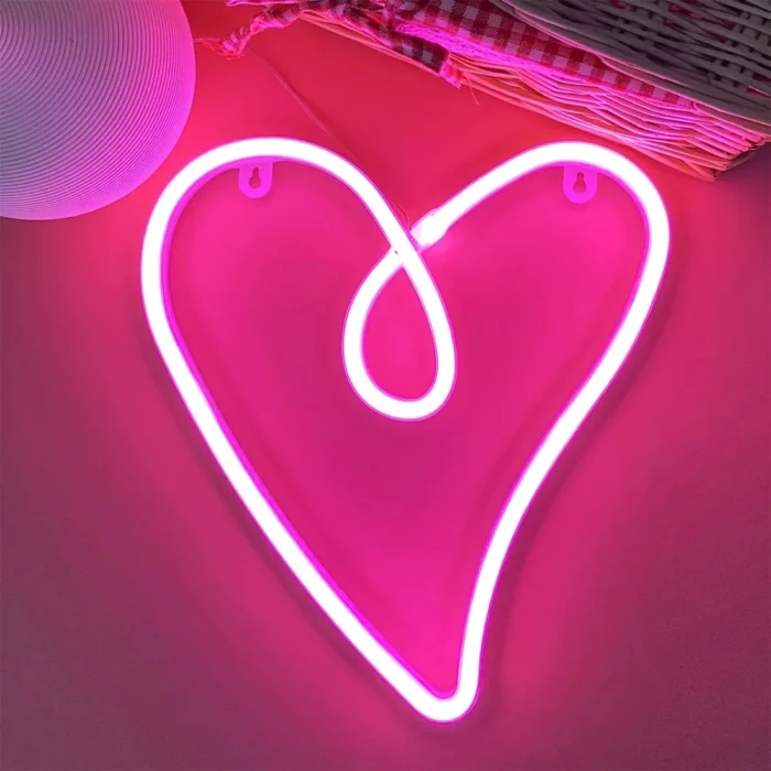 LED Heart Wall Decor — view 2
