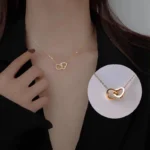 Interlocking Hearts Necklace in a Rose Box — photo 2