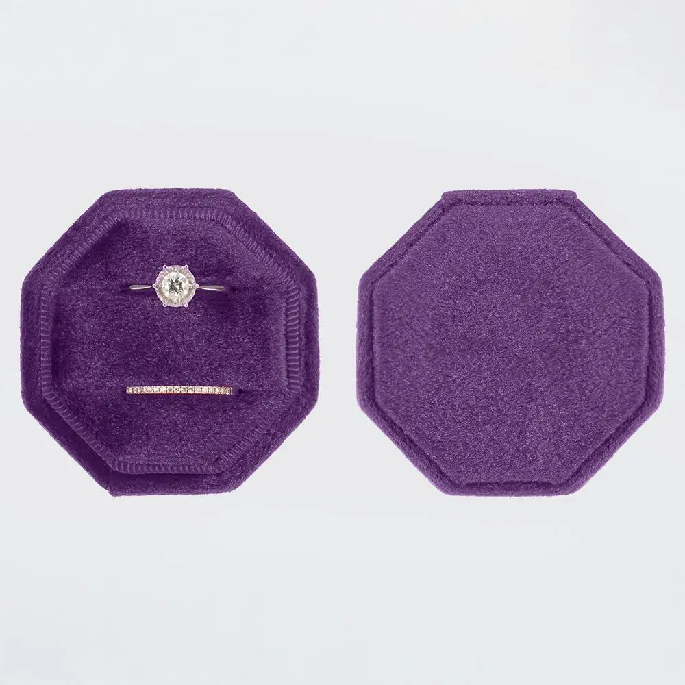 Engraved Velvet Ring Box — photo 6