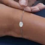 Solitaire Moissanite Bracelet — photo 6