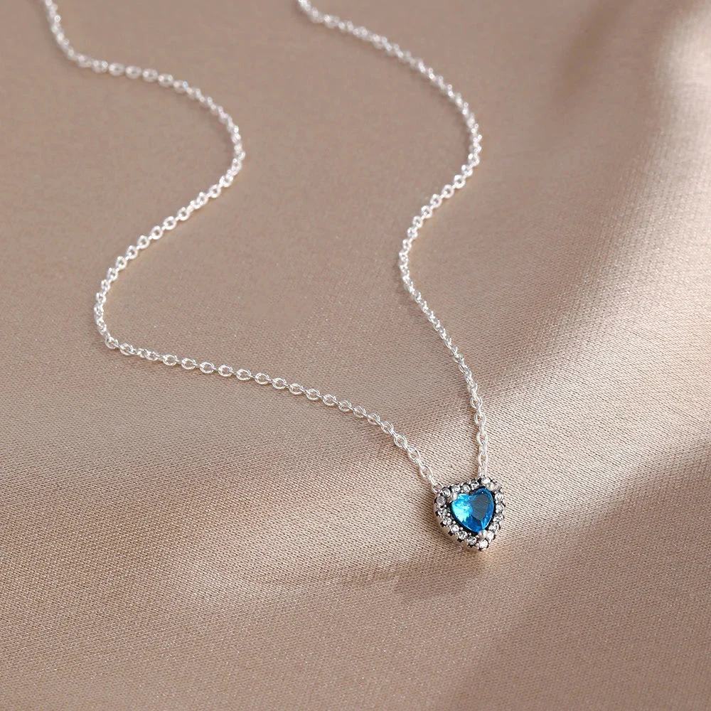 925 Multicolor Heart Necklace — photo 4