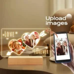 Personalized Heart Frame Light — view 3