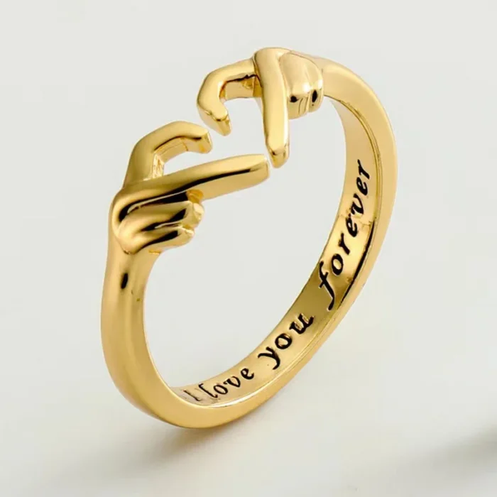 Heart Hands Ring — photo 2