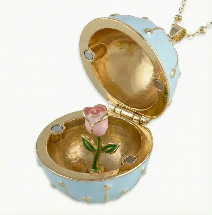 Birth Flower Locket Necklace — photo 10