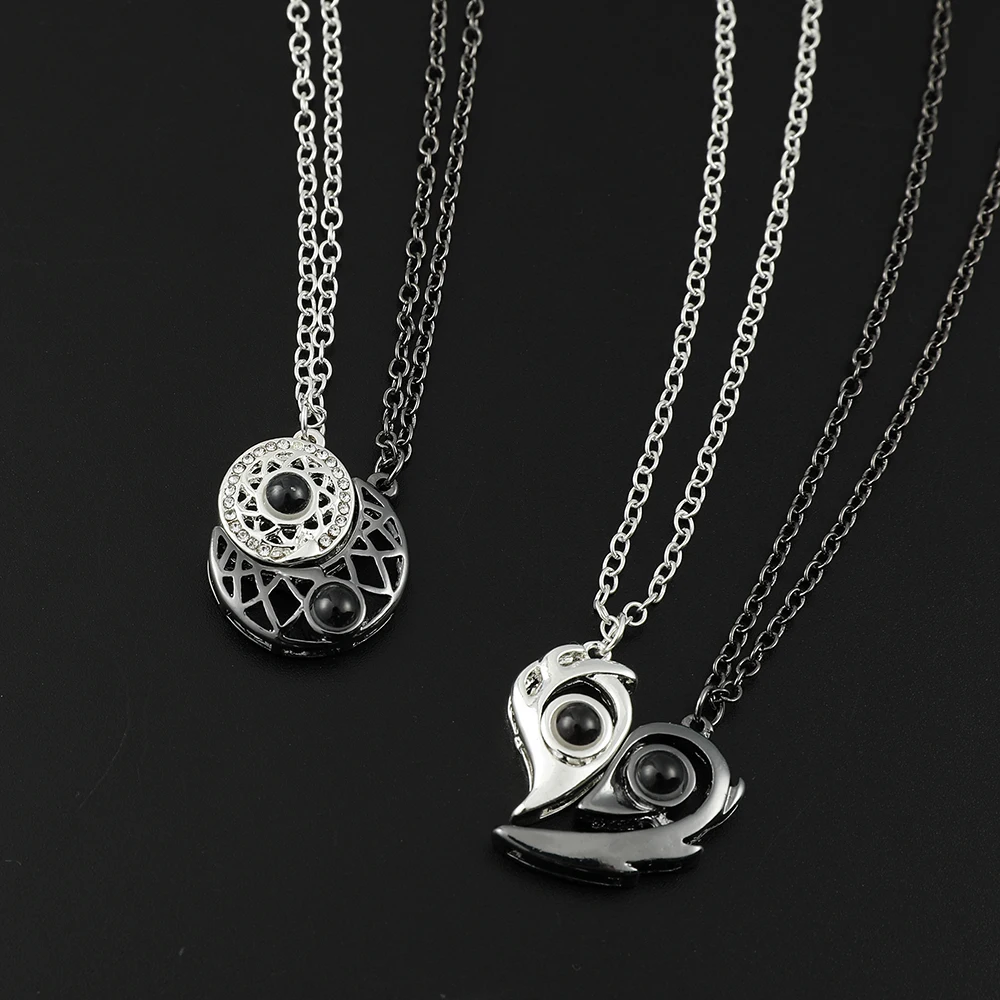 I Love You Projection Couple Necklaces — photo 10