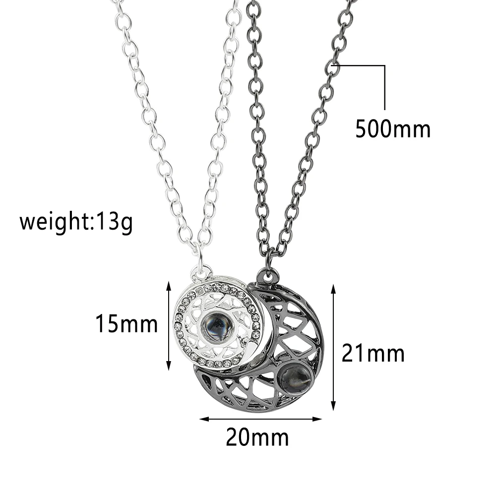 I Love You Projection Couple Necklaces — photo 12