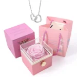 Interlocking Hearts Necklace in a Rose Box — photo 8