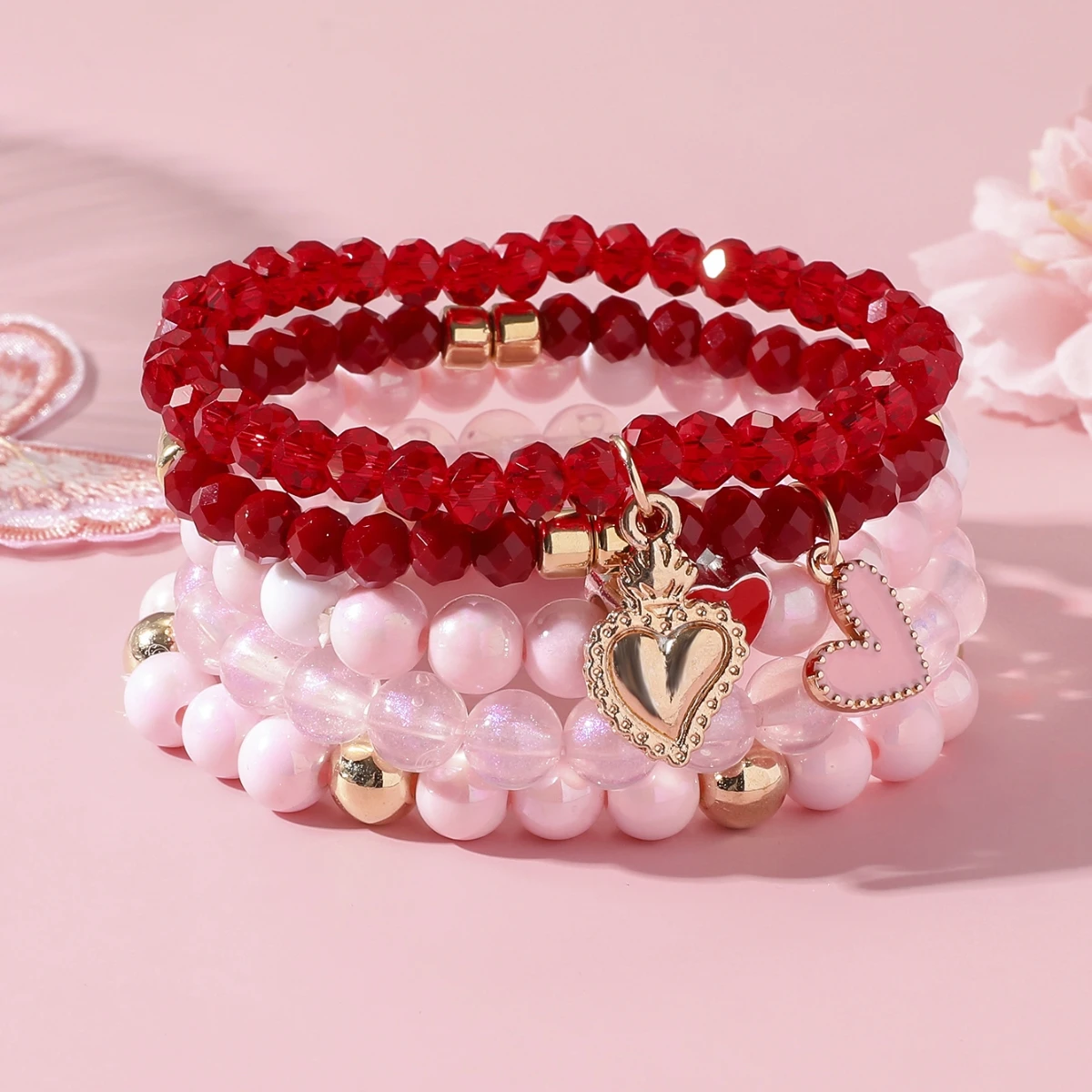 Sweet Heart Beaded Bracelet — photo 2