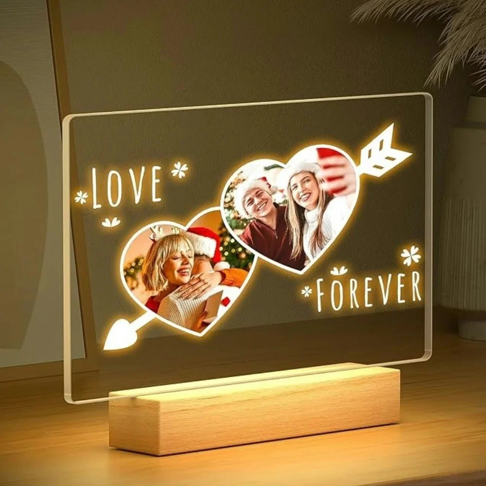 Personalized Heart Frame Light — photo 21