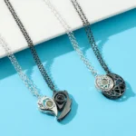 I Love You Projection Couple Necklaces