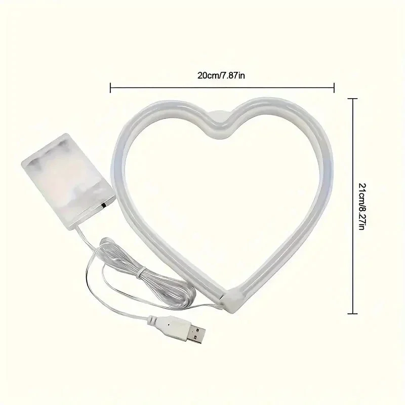 Heart Neon Wall Light — photo 6