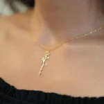Birth Flower Name Necklace — photo 10