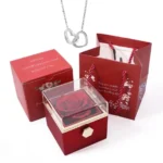 Interlocking Hearts Necklace in a Rose Box — photo 7