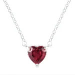 S925 Sterling Heart Choker