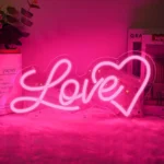 Love Heart Neon Wall Sign — view 7