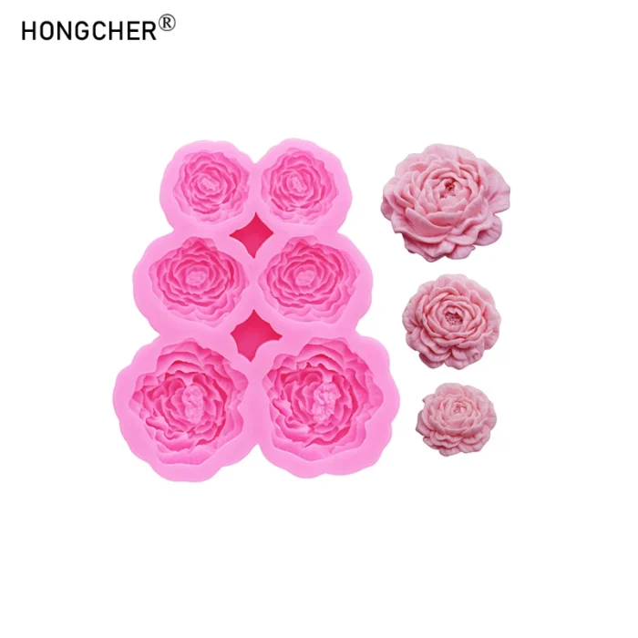 Peony & Rose Silicone Molds for Resin Jewelry