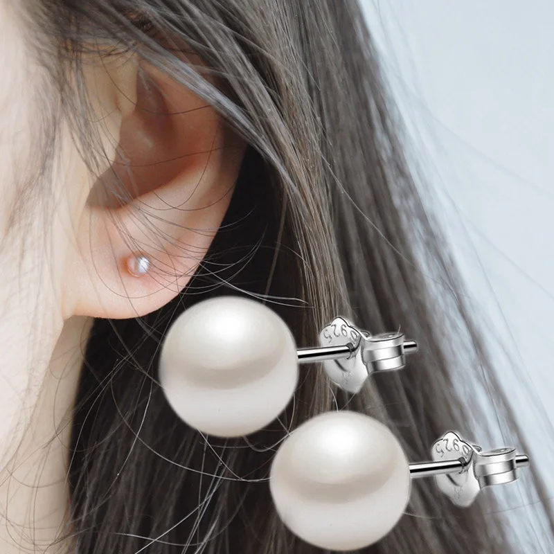 Pearl Stud Earrings — photo 4