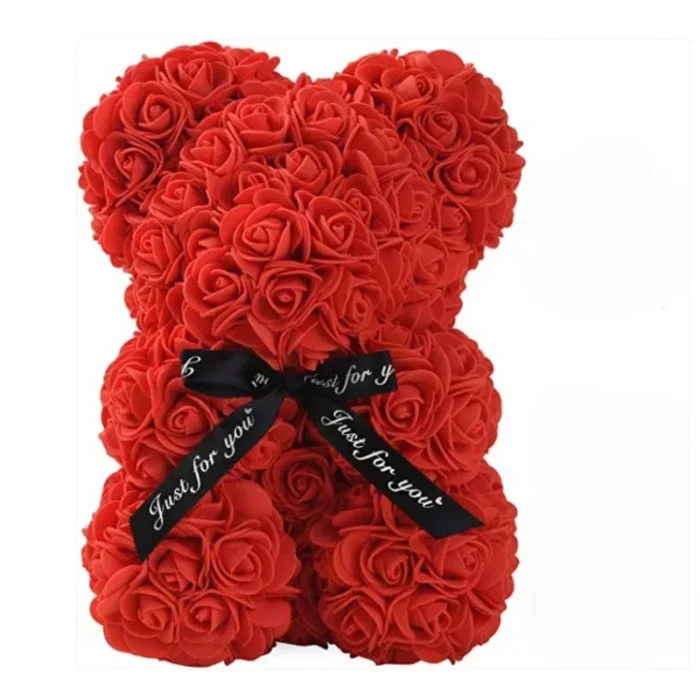 Artificial Rose Bear Gift — photo 2