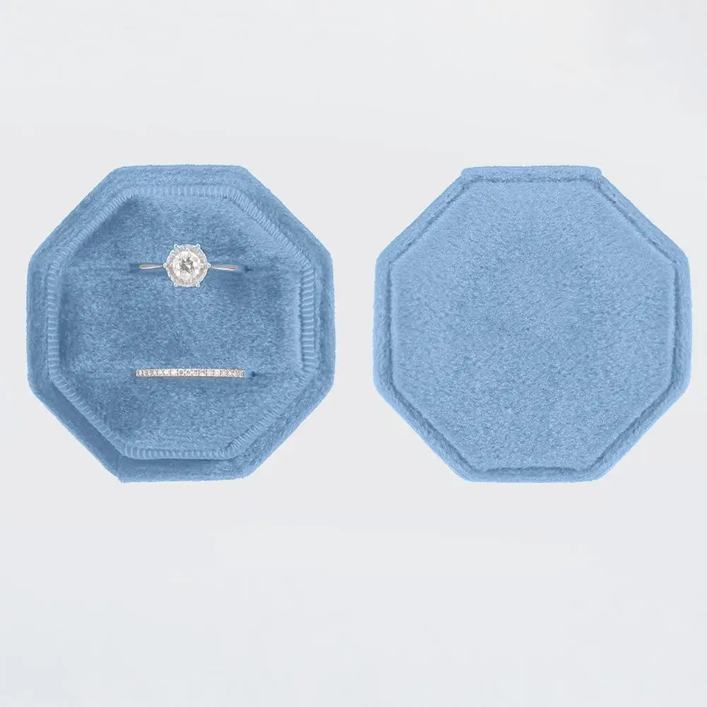 Engraved Velvet Ring Box — photo 8