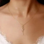Birth Flower Name Necklace — photo 11