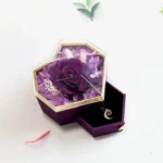 Heart Rose Box with Moon Necklace — photo 4