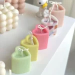 Heart Column Candle Mold — view 9