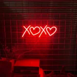 XOXO Heart Neon Sign — view 6