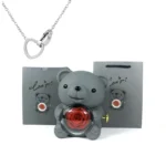 Rose Bear Box with Engraved Necklace — photo 6