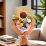 Crochet Sunflower Bouquet